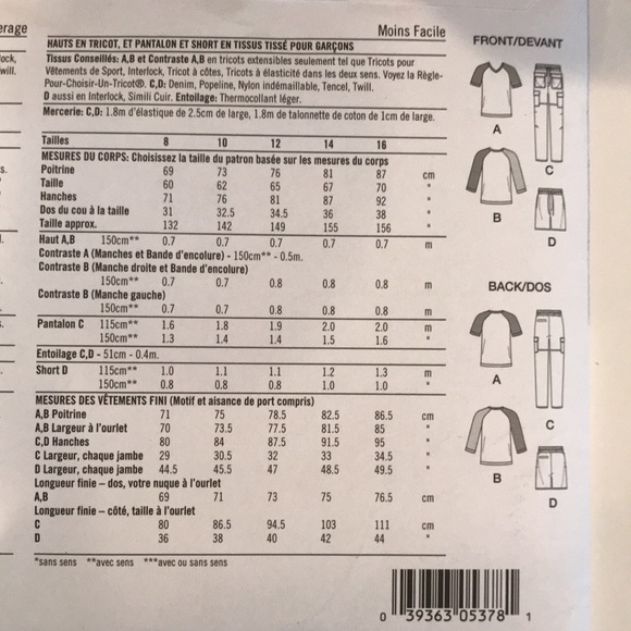 Brand new Simplicity Pattern - Picture 4 of 4